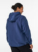 Lichtgewicht jas met een capuchon en ritssluiting, Blauw, Model image number 2