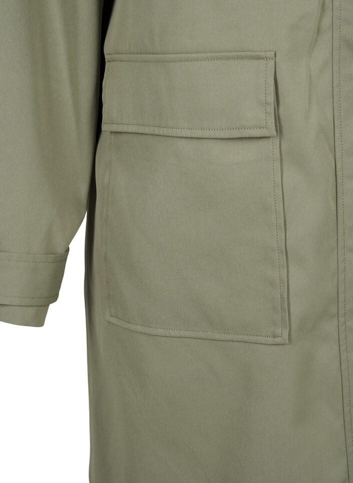 Waterafstotende parka jas, Deep Lichen Green, Packshot
