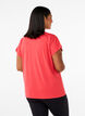 Effen gekleurd T-shirt voor sporten, Rood, Model image number 2