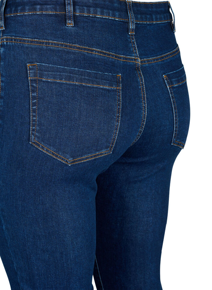 Amy jeans met een hoge taille en super slanke pasvorm, Blauw, Packshot image number 3