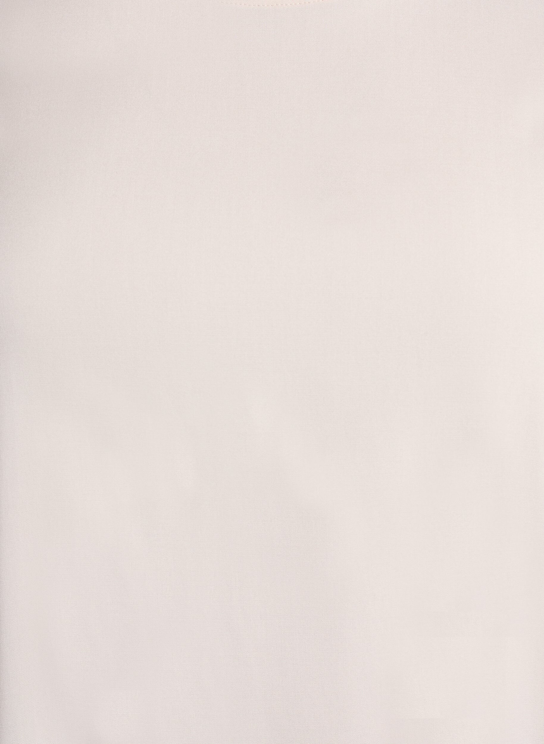 ZizziFLASH - Geweven blouse met korte mouwen en ronde hals, Beige, Packshot image number 2