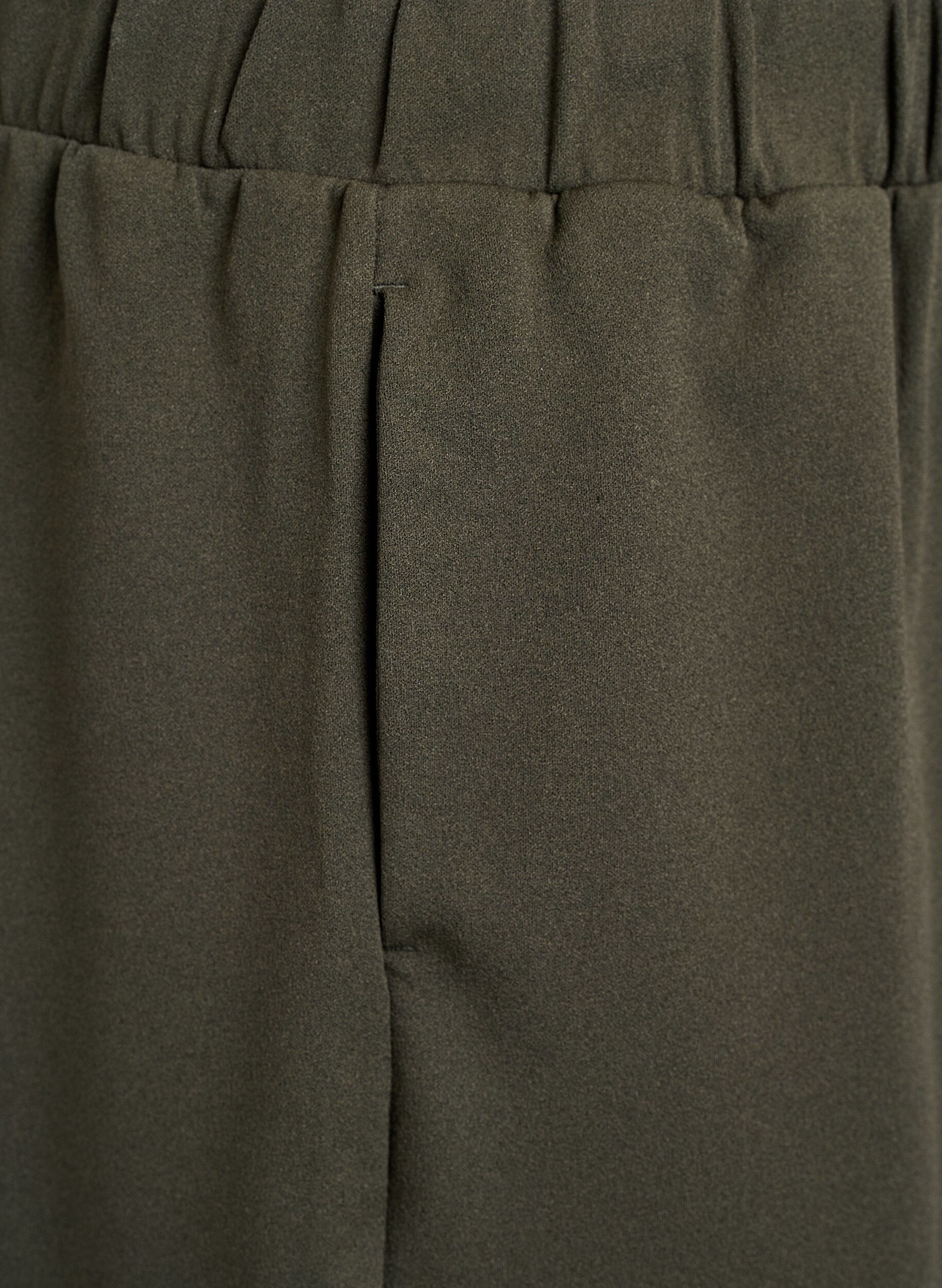 ZizziKorte broek met losse pasvorm en zakken, Groen, Packshot image number 2