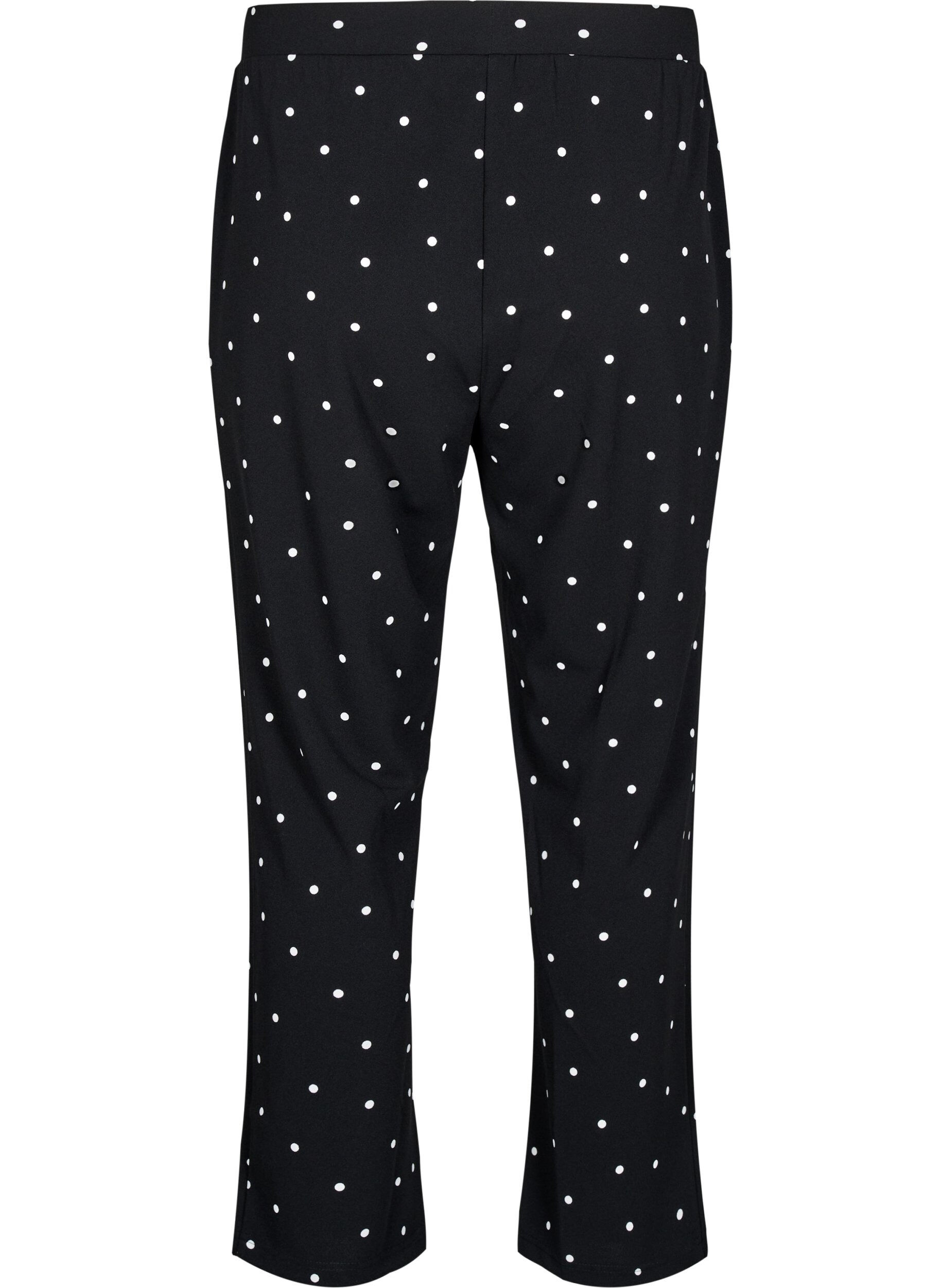 Zizzi Pantalon &agrave; coupe droite, Noir, Packshot image number 1