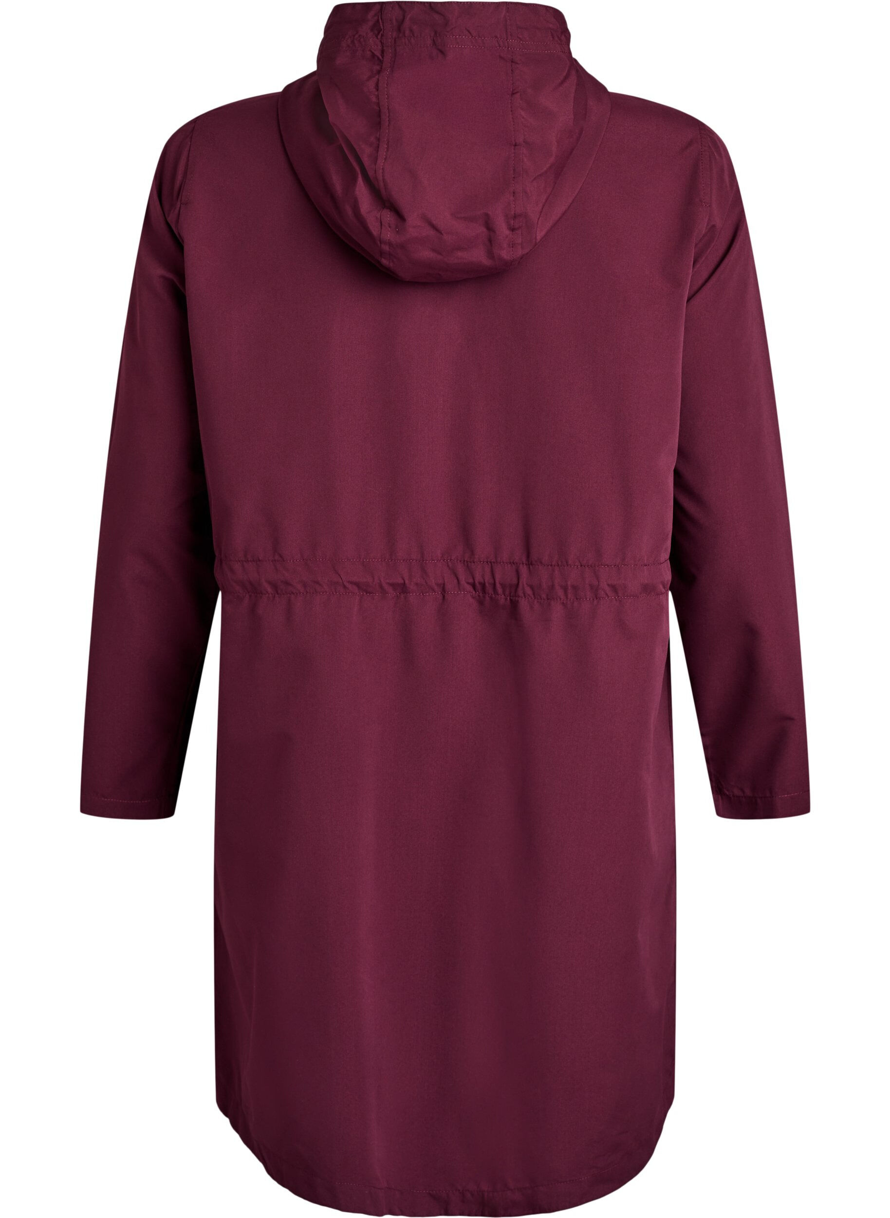 ZizziFLASH - Lichtgewicht parka met een capuchon, Rood, Packshot image number 1