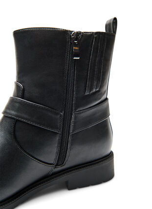 ZizziWide fit - Korte bikerlaars, Black, Packshot image number 2