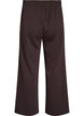 Sweatpants met hoge taille en wijde pijpen, Bruin, Packshot image number 1