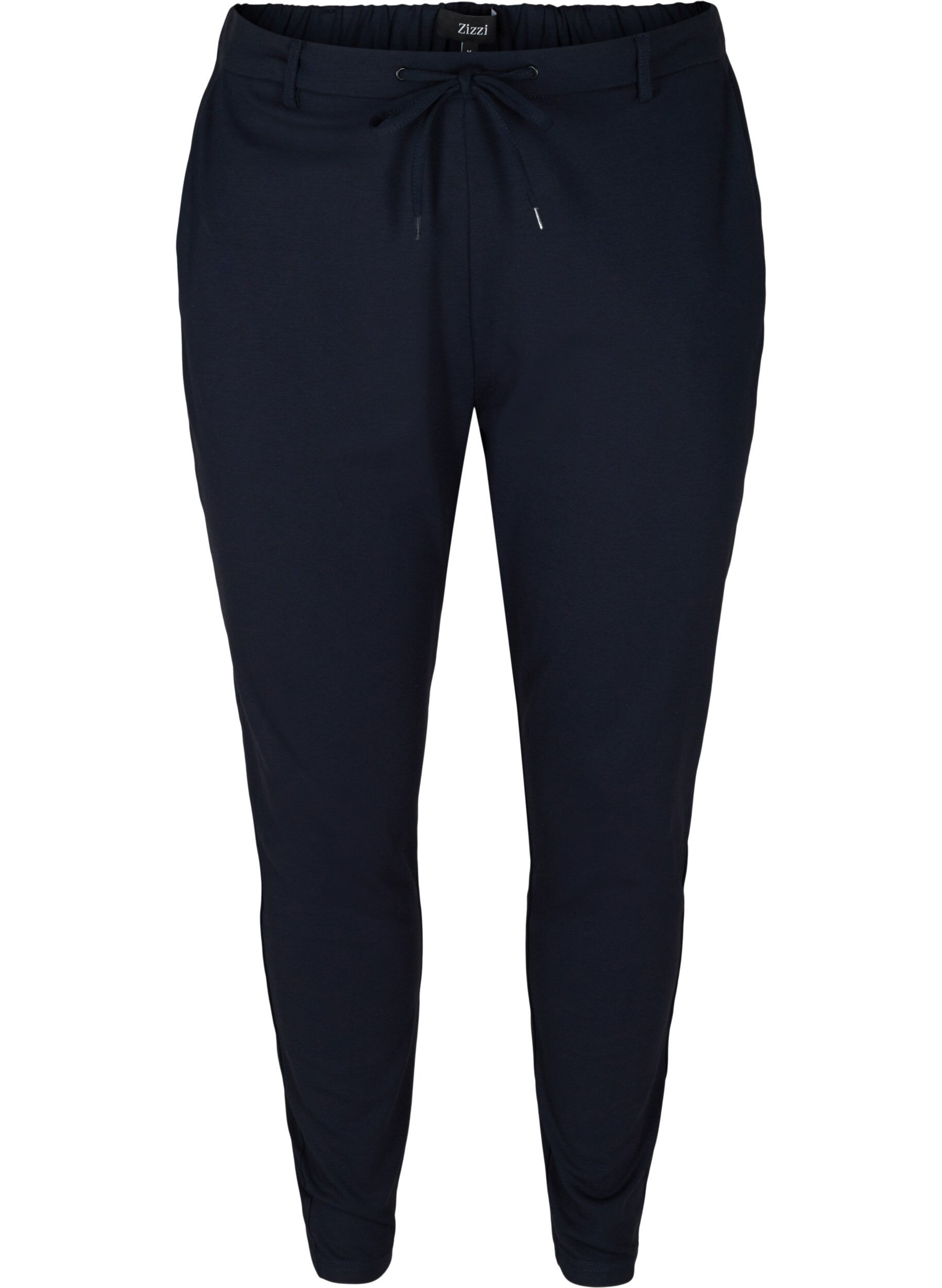 ZizziCropped Maddison broek, Blauw, Packshot image number 0