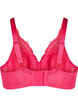 Gevoerde kanten beha met beugel, Roze, Packshot image number 1