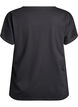 Katoenen T-shirt met haakdetail, Zwart, Packshot image number 1