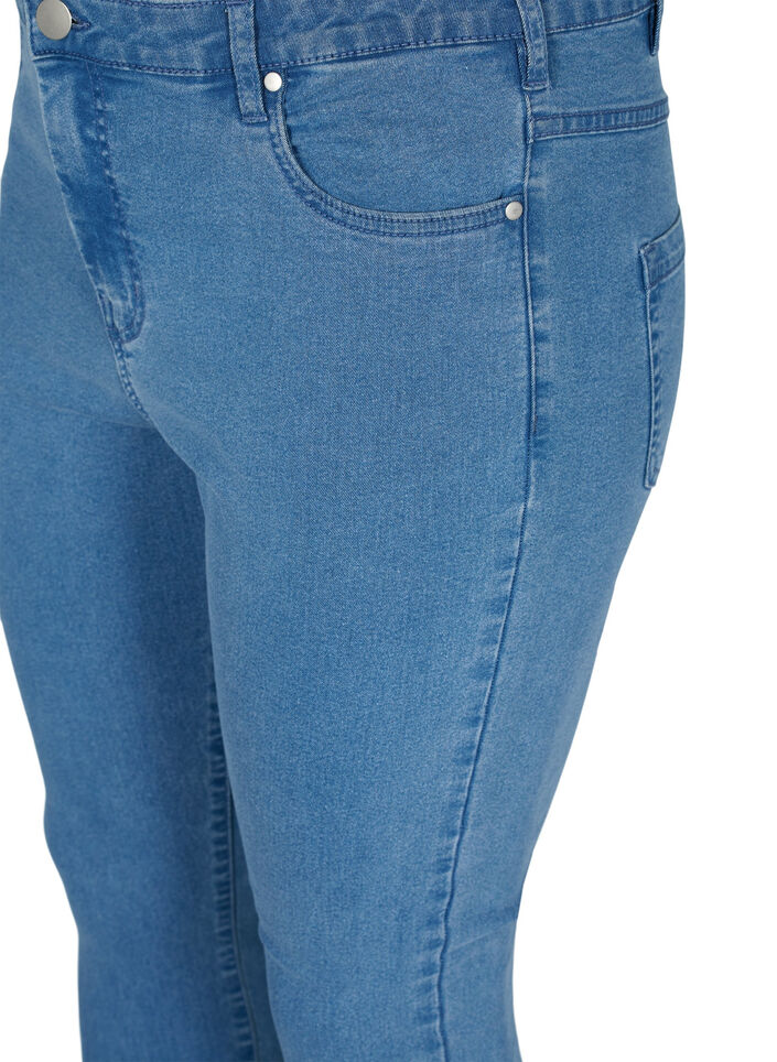 super slim fit Amy jeans met hoge taille, Blauw, Packshot image number 2