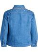 Denim jack met strass-steentjes, Blauw, Packshot image number 1