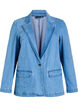 Denim blazer met zakken, Blauw, Packshot image number 0