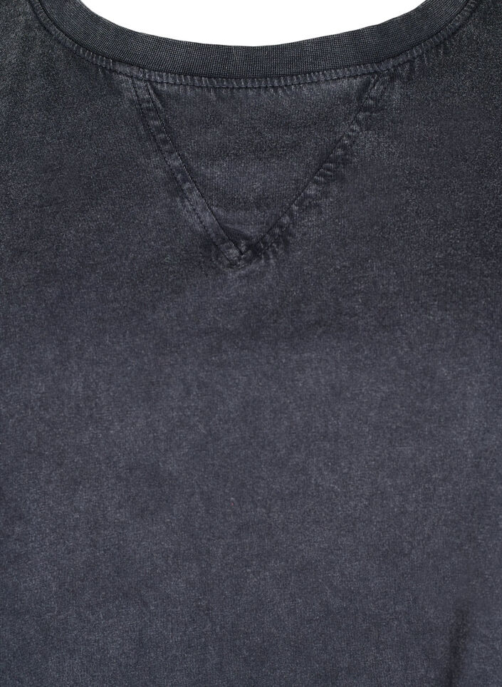 Boxy T-shirt in biologisch katoen, Grijs, Packshot image number 2