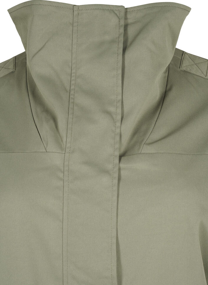 Waterafstotende parka jas, Deep Lichen Green, Packshot