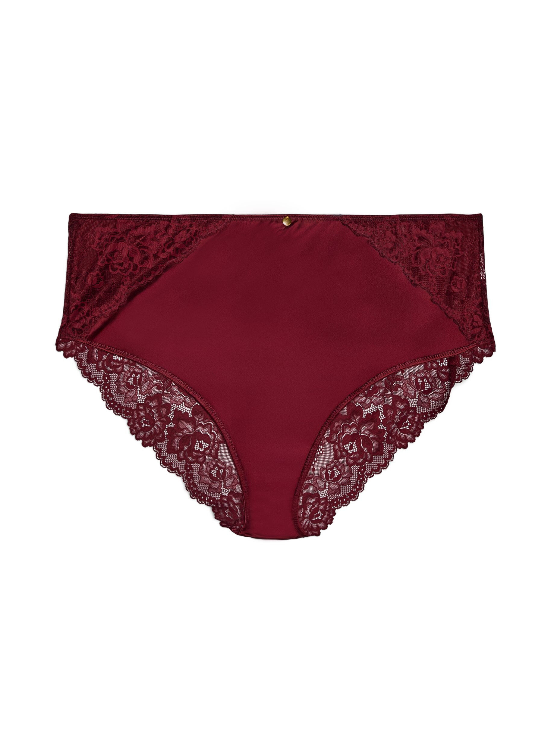 Panties met kant en een strikdetail aan de achterkant