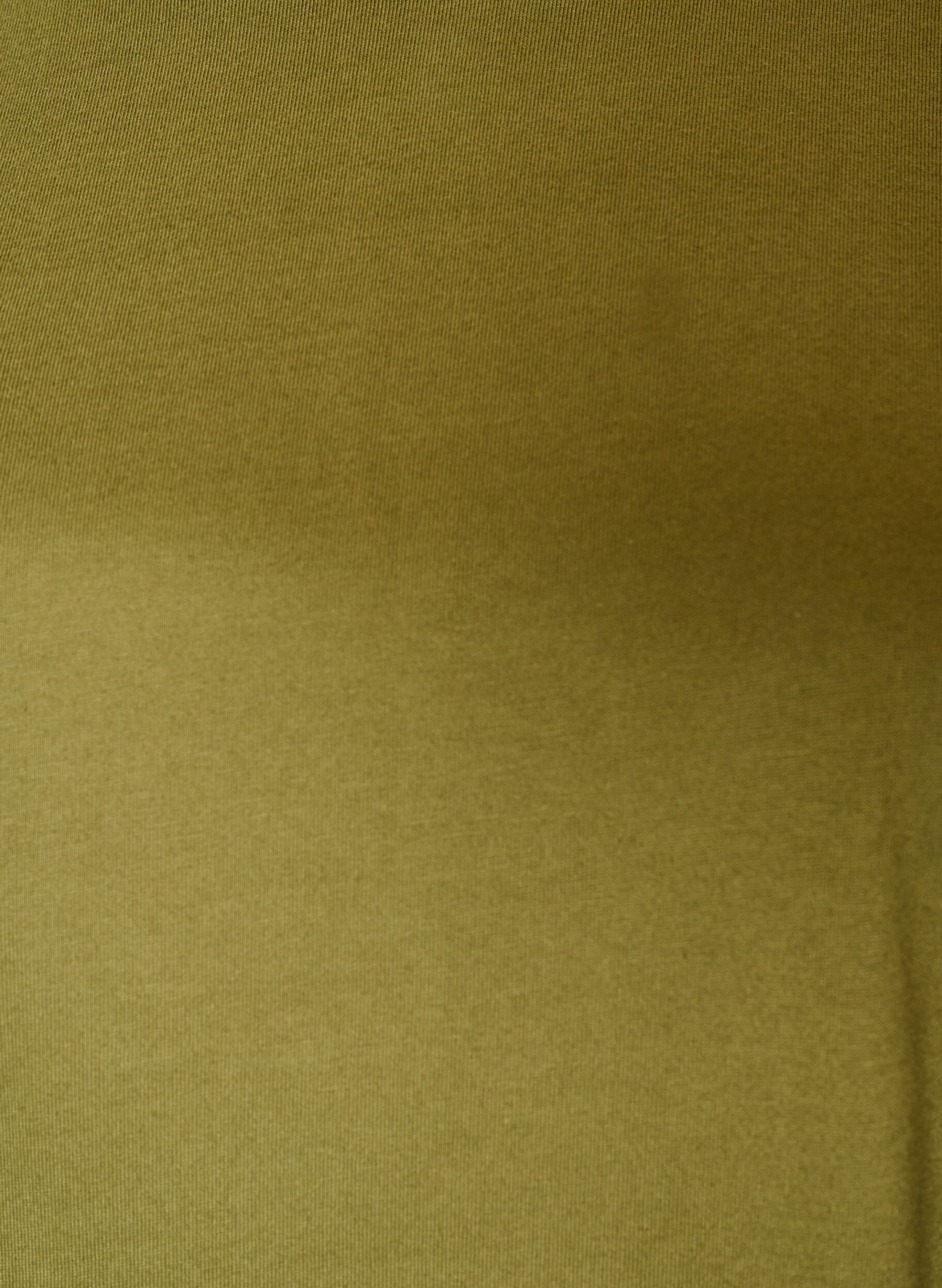 ZizziT-shirt met gedrapeerd detail, Groen, Packshot image number 2