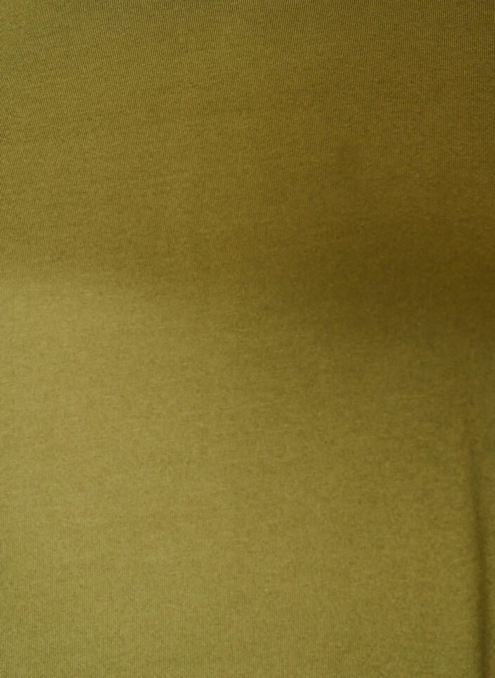 T-shirt met gedrapeerd detail, Groen, Packshot image number 2