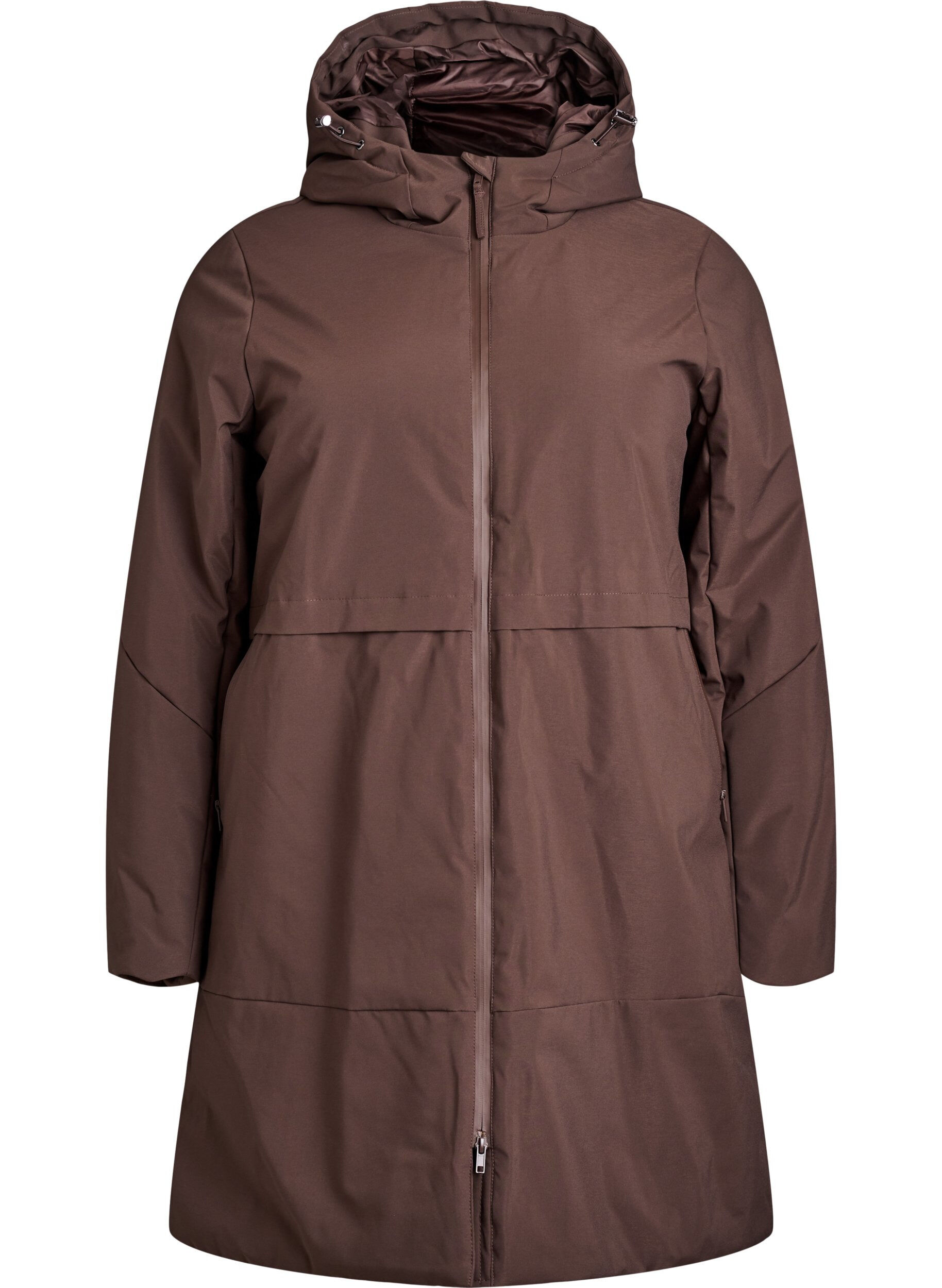 Winterjas met verstelbare taille
