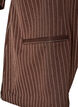 Blouse met krijtstreep, strasssteentjes en knopen, Bruin, Packshot image number 3