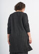 Korte jurk met een boucl&eacute;textuur en glitterdraden, Zwart, Model image number 2