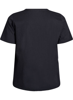 ZizziFLASH - T-shirt met motief, Black Troubles, Packshot image number 1
