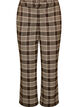 Gecrochte broek met wijde pijpen, Bruin, Packshot image number 0
