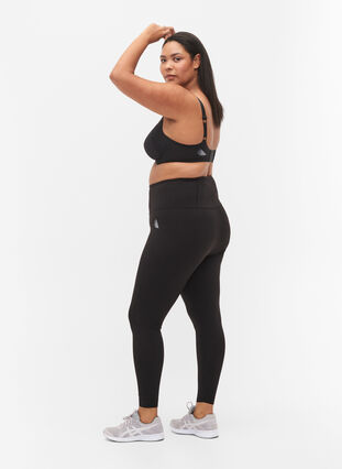 ZizziCORE, SUPER TENSION TIGHTS - Trainingslegging met binnenzak, Black, Model image number 1