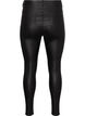 Gecoate Amy jeans met ritsdetail, Zwart, Packshot image number 1