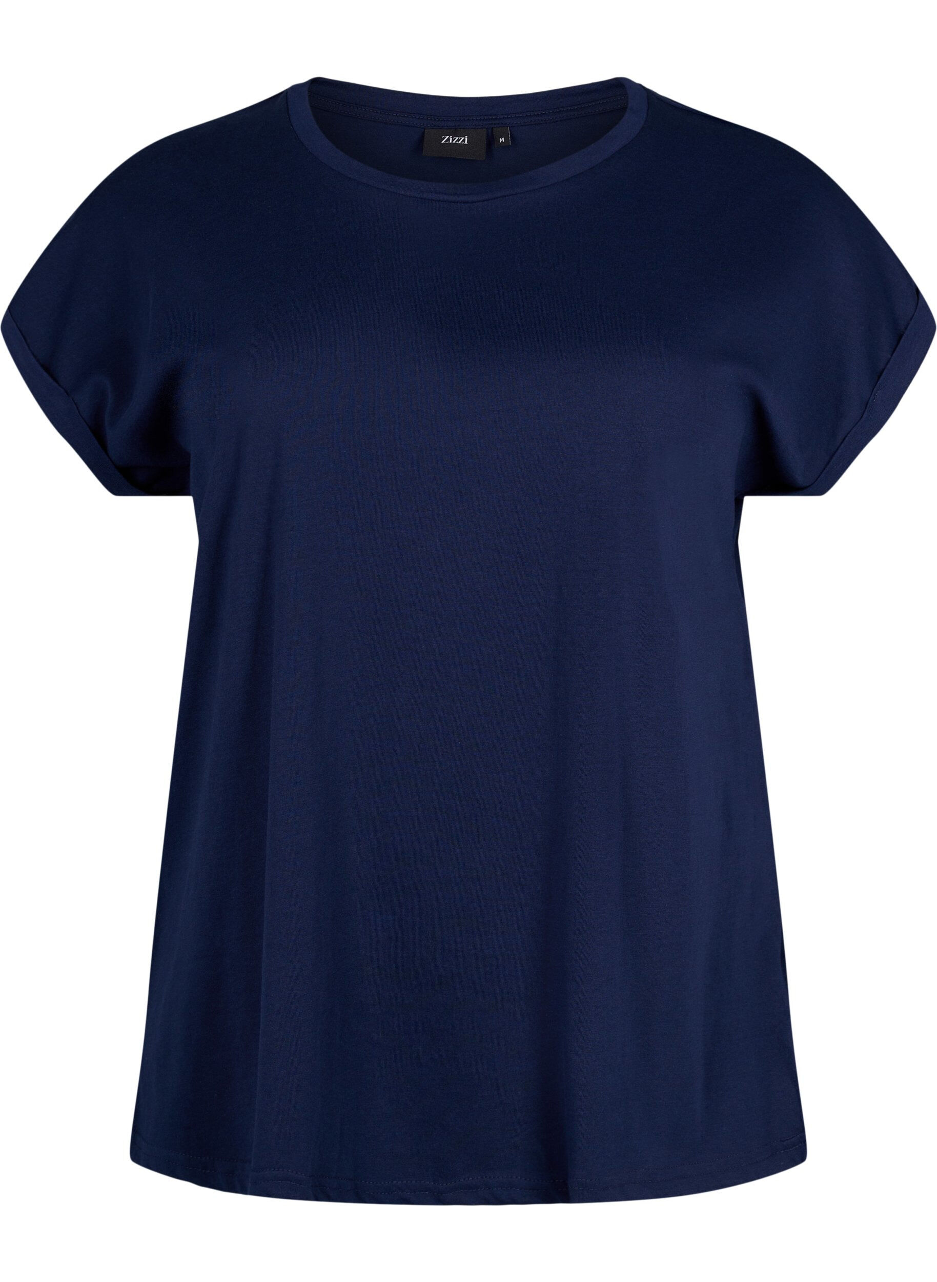 T-shirt met korte mouwen van katoenmix