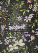 Blouse met bloemenprint en V-hals, Zwart, Packshot image number 2