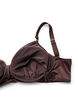Bikini-bh met beugel en drapering, Bruin, Packshot image number 3