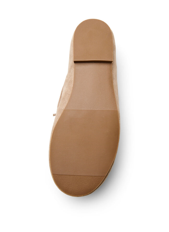 Imitatie su&egrave;de mocassins, Beige, Packshot image number 4