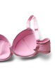Voorgevormde BH met beugel en kanten details, Paars, Packshot image number 3
