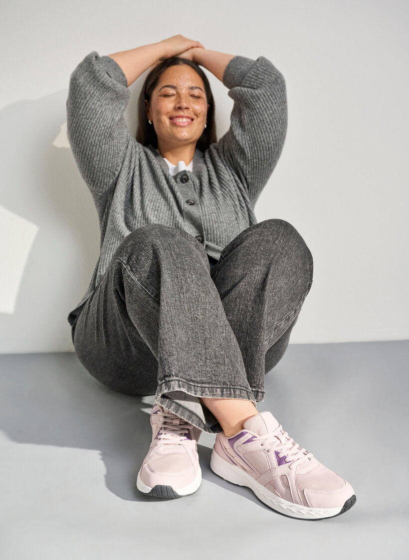 Wide fit - Sportieve sneakers, Violet Ice, Image