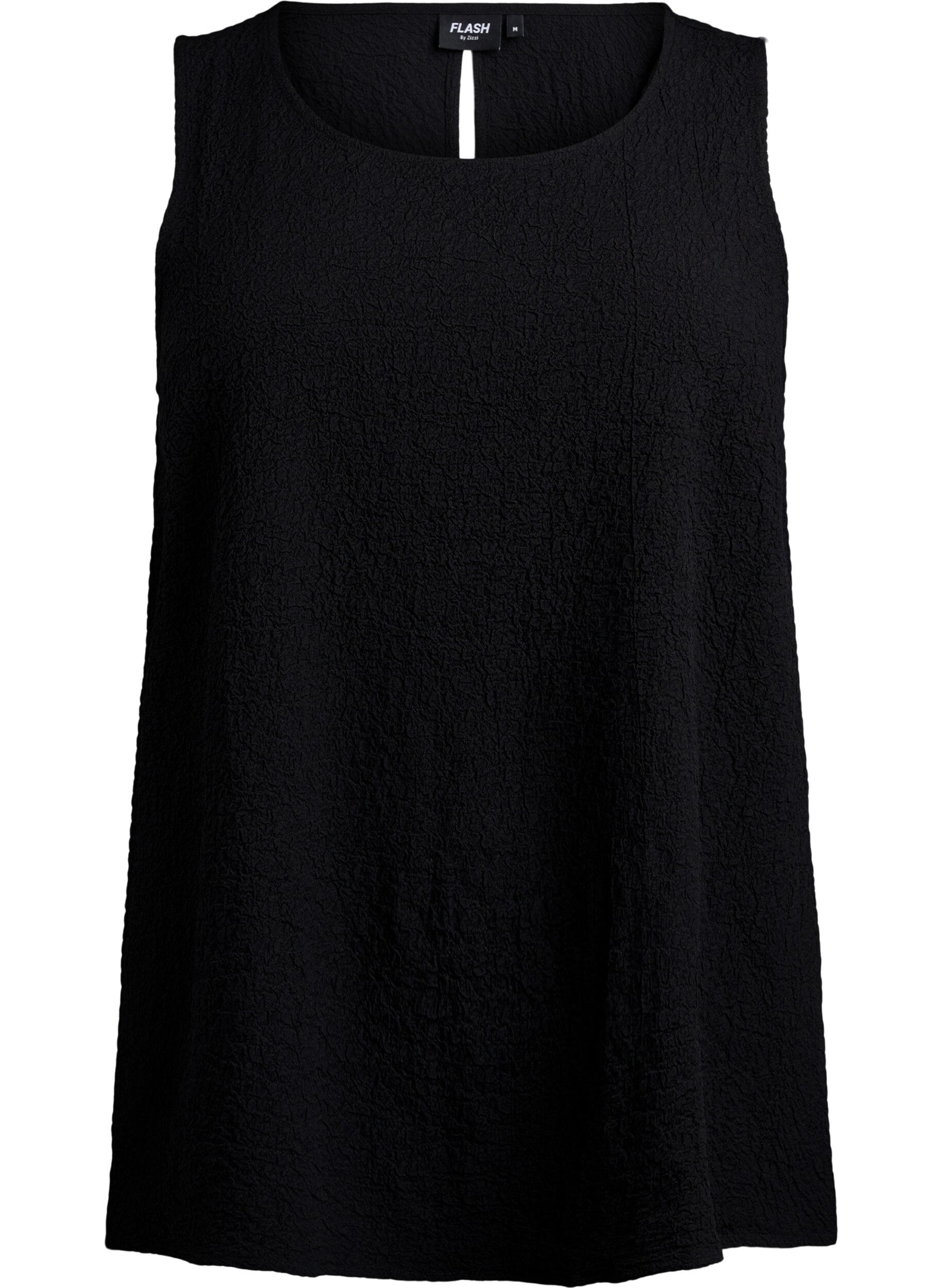 FLASH - Mouwloze top met textuur