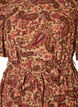 Robe &agrave; imprim&eacute; cachemire et ceinture &agrave; nouer, Marron, Packshot image number 2