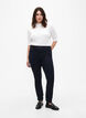 Extra slim fit Amy jeans met hoge taille, Blauw, Model image number 0