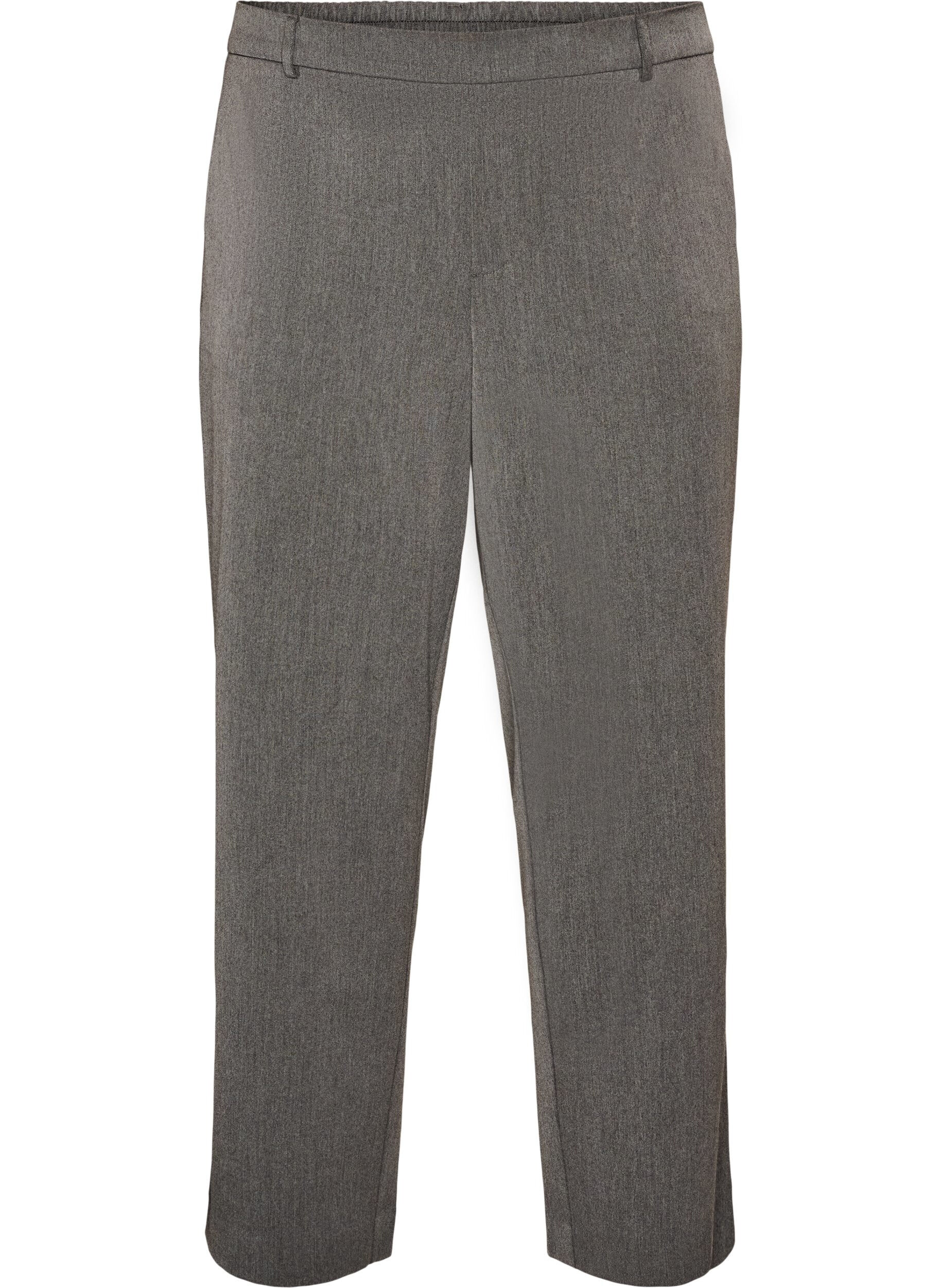 Hoogtailleerde pantalon met rechte pasvorm