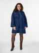 Korte denimjurk met kraag en knoopsluiting, Blauw, Model image number 0