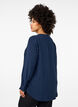 FLASH - Streepjes overhemdblouse, Blauw, Model image number 2
