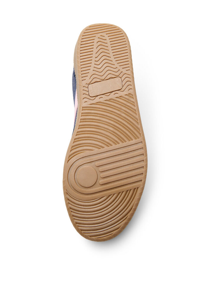 Sneakers van imitatie-su&egrave;de, Blauw, Packshot image number 4