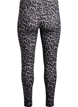 ZizziViscose leggings met print, Grijs, Packshot image number 1