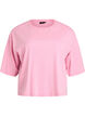 Boxy T-shirt in biologisch katoen, Roze, Packshot image number 0