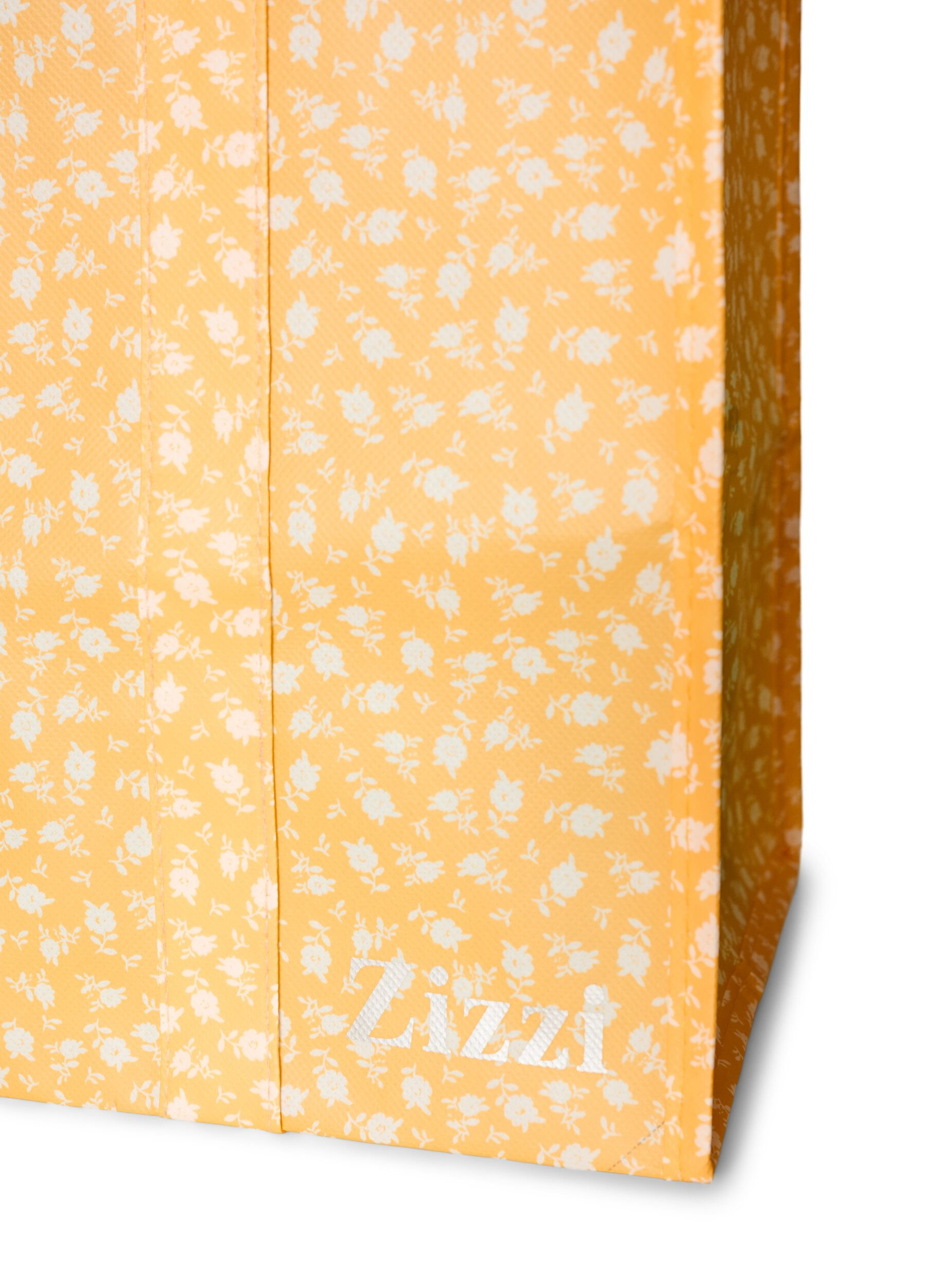 ZizziShoppingtas met ritssluiting, Oranje, Packshot image number 2
