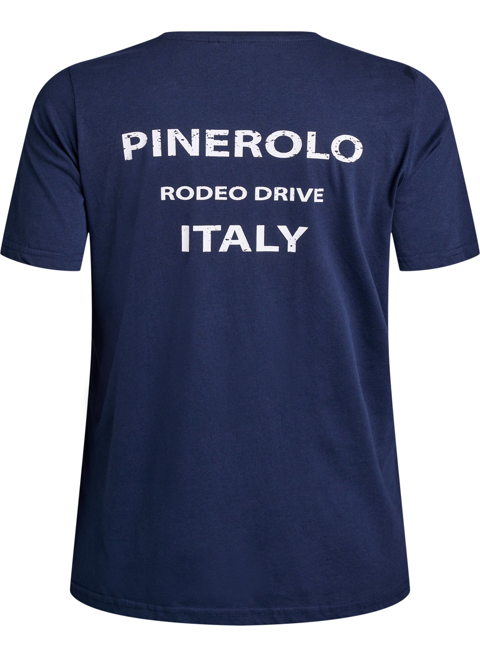 Zizzi T-shirt imprim&eacute;, Bleu, Packshot image number 1