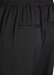 Wijde broek met een hoge taille, Zwart, Packshot image number 3