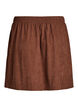 Korte rok van corduroy, Bruin, Packshot image number 1