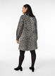 Denim jurk met lange mouwen en luipaardprint, Bruin, Model image number 2