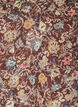 Chiffon jurk met bloemenprint en rucheslagen, Bruin, Packshot image number 2