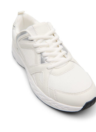 ZizziWide fit - Sportieve sneakers, White, Packshot image number 3